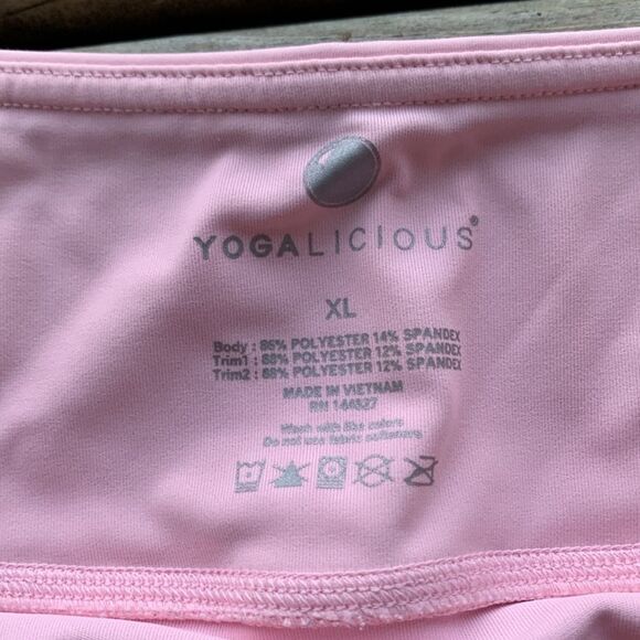 yoga pink athletic tennis skirt - Picture 3 of 3